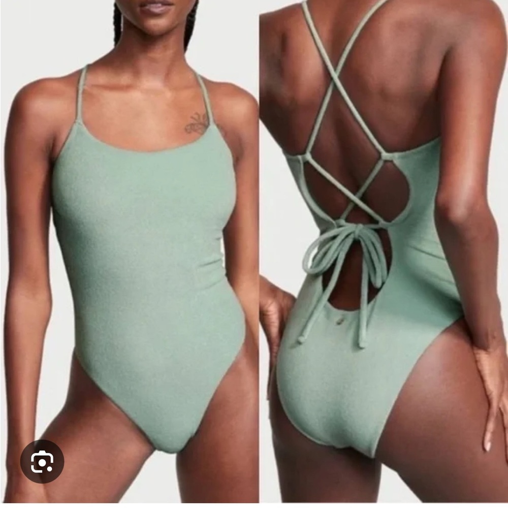 Victoria's Secret Mint Green Swimsuit XL